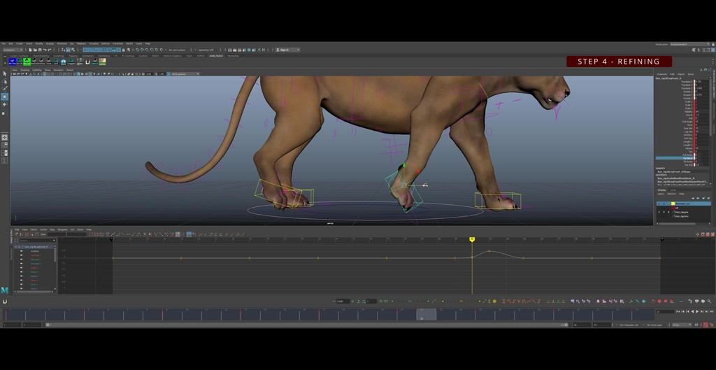 Cat Walk Cycle Animation Tutorial Rusty Animator