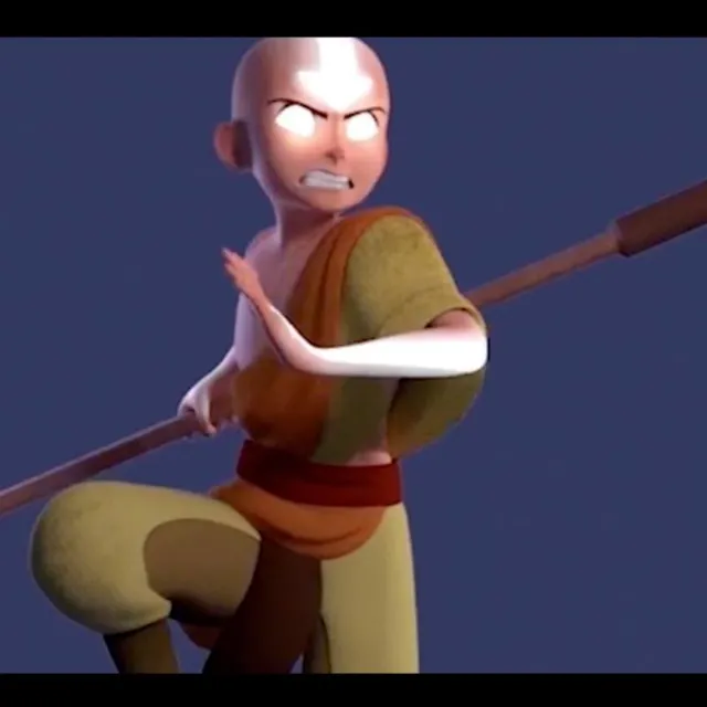 Aang free Maya rig by Rijah Kazuo