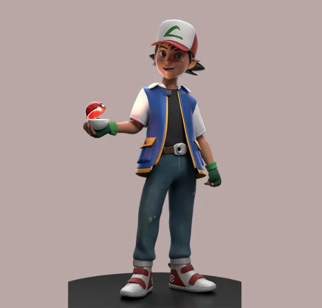 Ash free Maya rig by Roly