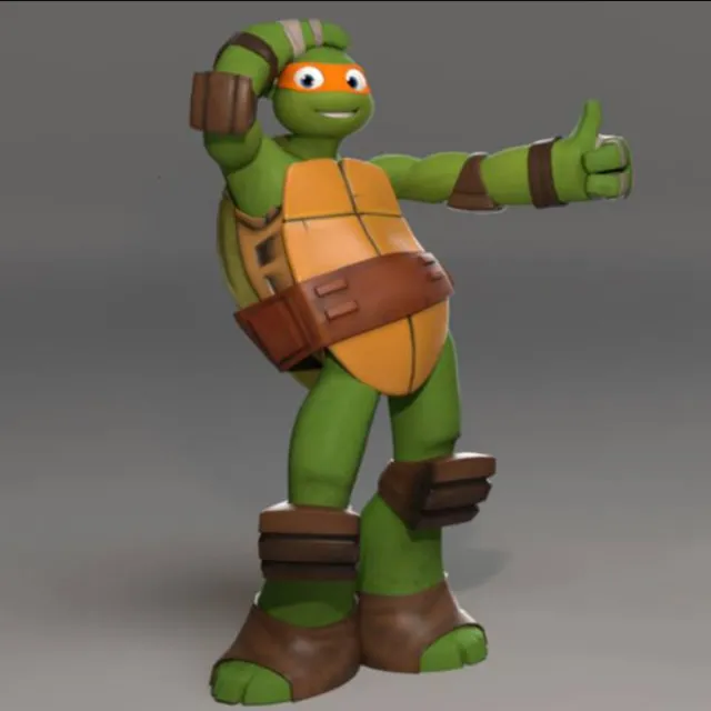 Mikey (TMNT) free Maya rig