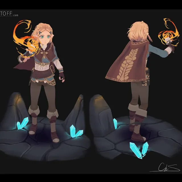 Zelda free Maya rig by Christoph Schoch