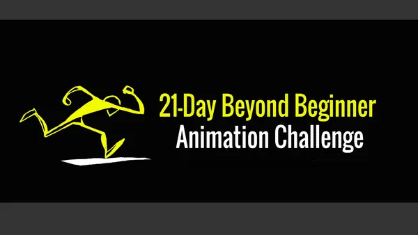 21-Day Beyond Beginner Animation Challenge logo